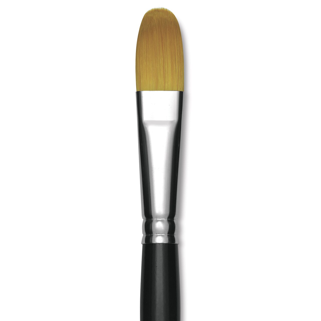 Trekell Synthetic Gold Taklon Brush - Filbert, Short Handle, Size 20